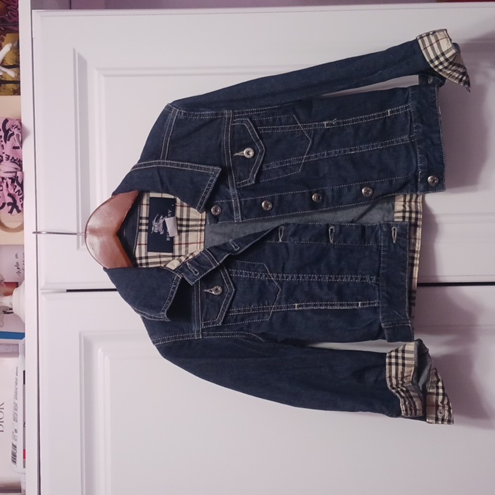 Burberry Girls Blue Jean Jacket Size 5 Year's